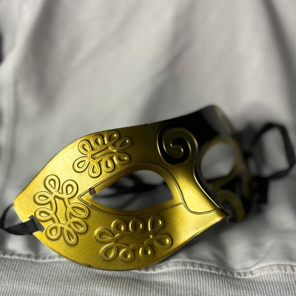 Gold and Black Masquerade Mask